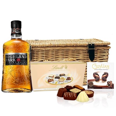 Highland Park 18 Year Old Whisky And Chocolates Hamper